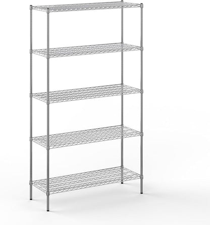 Regal Altair 18" Deep x 48" Wide x 86" Height Wire Shelving Kit | 5-Tier | NSF by Regal+Altair