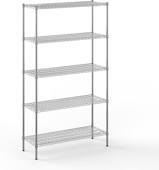 Regal Altair 18" Deep x 48" Wide x 86" Height Wire Shelving Kit | 5-Tier | NSF by Regal+Altair