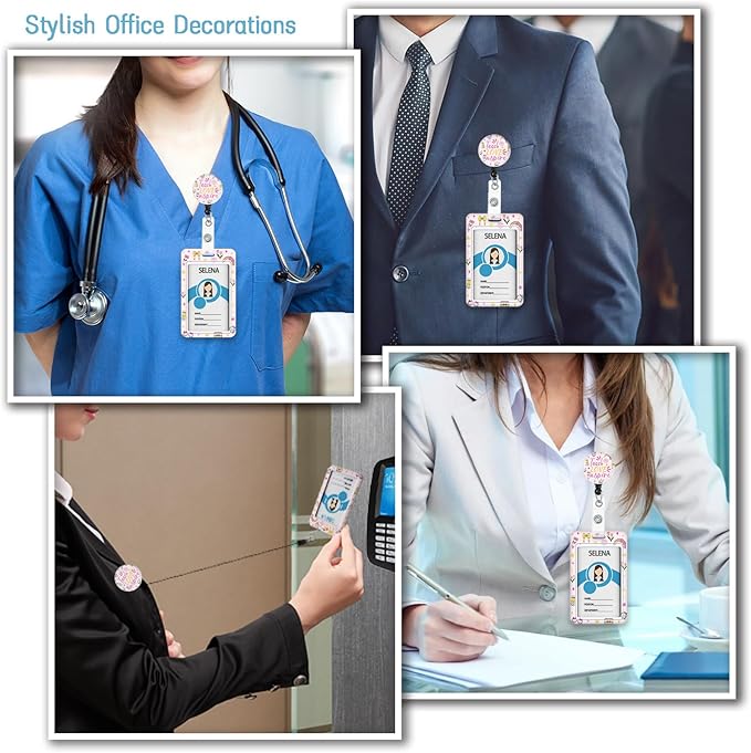 ID Badge Holder with Lanyard, Lanyards - Image 3