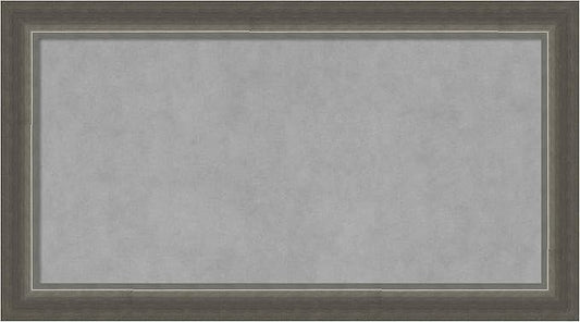 Amanti Art Silver Framed Magnetic Board 15x27 Small Vision Board by AmantiArt
