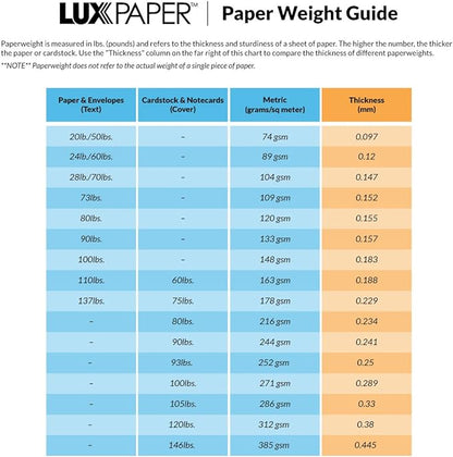 LUXPaper 11" x 17" Cardstock | Tabloid Size | Wisteria Purple | 100lb. Cover | - Image 2