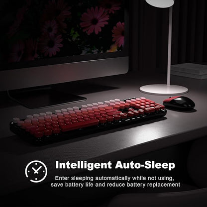 MOFII Wireless Keyboard and Mouse Combo, Full Size 2.4G Plug and Play - Image 3