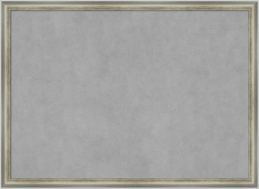 Amanti Art Silver Framed Magnetic Board 22x30 Medium Vision Board by AmantiArt