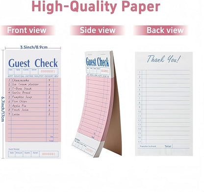 Guest Check Books 10 Pack, Guest Checks - Image 3