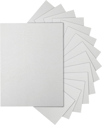 Silunkia 40 Sheets Grey Cardstock 8.5 x 11 Crafts Paper, 200gsm/75lb Premium by Silunkia