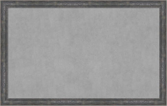 Amanti Art Grey Framed Magnetic Board 27x43 Large Vision Board by AmantiArt