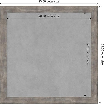 Amanti Art Silver Framed Magnetic Board 23x23 Medium Vision Board - Image 4