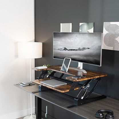 VIVO 36 inch Height Adjustable Stand Up Desk Converter, V Series, Quick Sit to - Image 6
