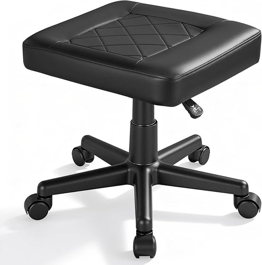 VECELO Under Desk Footrest, PU Ergonomic Foot Rest by VECELO