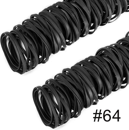 AMUU Rubber Bands Black Size #64 About 0.5 lb 110 Pcs Tactical Rubber Bands - Image 3