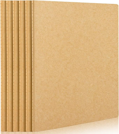 EUSOAR Notebook Journal, 6 Pack A4 11" x 8-1/2", 40 Sheets/ 80 Pages, 100gsm by EUSOAR