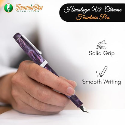 FPR Himalaya V2-Chrome Ultra Flex Nib Pen - Image 2