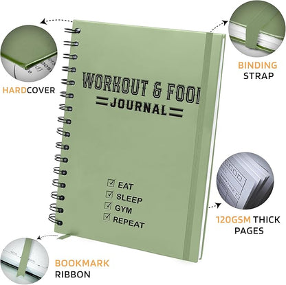 Nextnoid Hardcover Fitness & Food Journal - Image 2