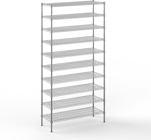 Regal Altair 18" Deep x 48" Wide x 96" Height Wire Shelving Kit | 10-Tier | NSF by Regal+Altair