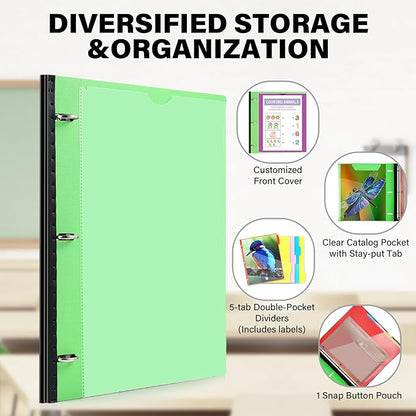 WOT I Telescoping Project Organizer, Refillable Binder - Image 5
