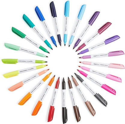 Amazon Basics Fine Tip Point Permanent Markers - Image 6