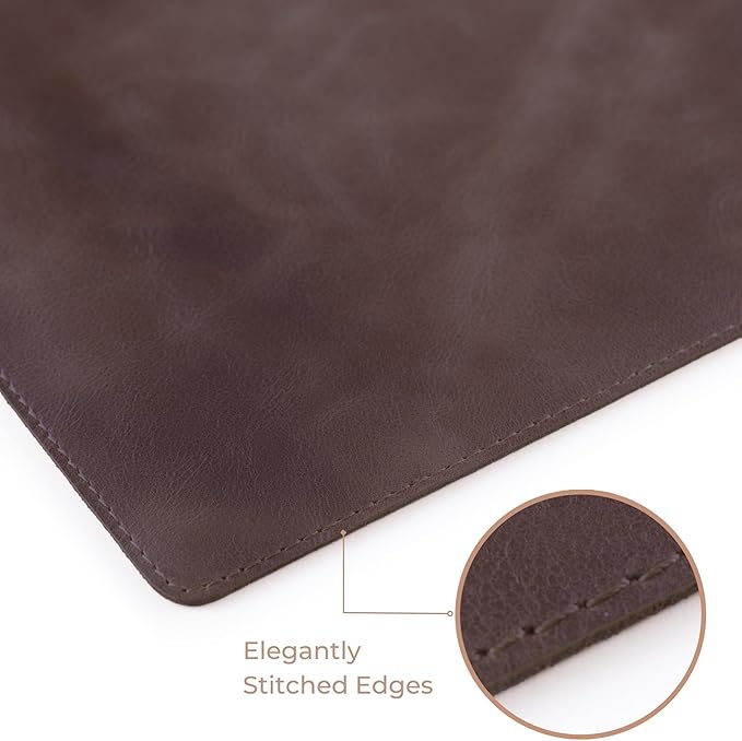 Node Leather - Leather Desk Mat - Executive Real Leather Desk Pad - Genuine - Image 3