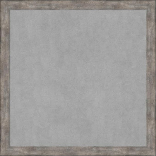 Amanti Art Silver Framed Magnetic Board 27x27 Medium Vision Board by AmantiArt