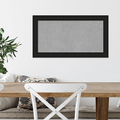 Amanti Art Black Framed Magnetic Board 15x27 Small Vision Board - Image 5