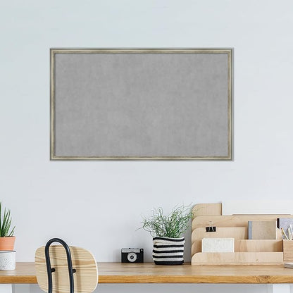 Amanti Art Silver Framed Magnetic Board 26x42 Large Vision Board - Image 6