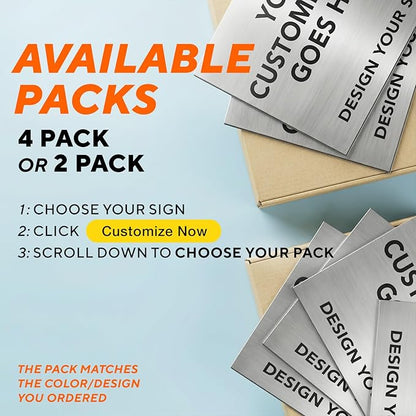 Custom Metal Signs, Personalized Aluminum, Safety Signs - Image 4