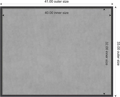 Amanti Art Black Framed Magnetic Board 33x41 X-Large Vision Board - Image 3