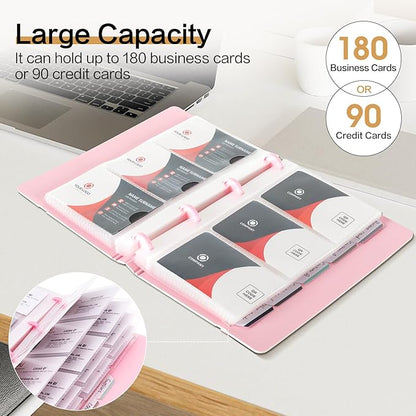deli Business Card Book Holder, Business Card Organizer, Name Card Book Holder - Image 3