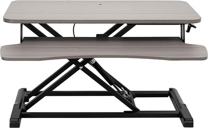 VIVO 32 inch Desk Converter, K Series, Height Adjustable Sit to Stand Riser by VIVO