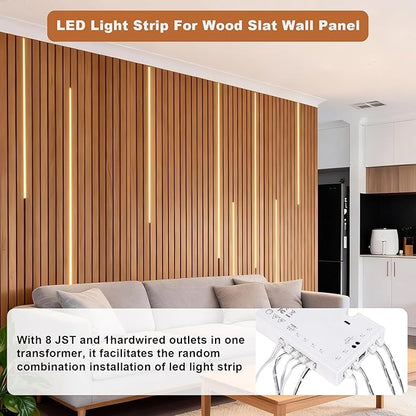 CUBITOR Under Cabinet Led Light Strip kit, 2 Roll x 16.4ft Cuttable 3000K COB - Image 5