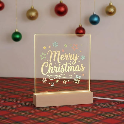 FRELWIM 5.9 x 5.9 Inch Warm LED Message Memo Note Board - Image 6
