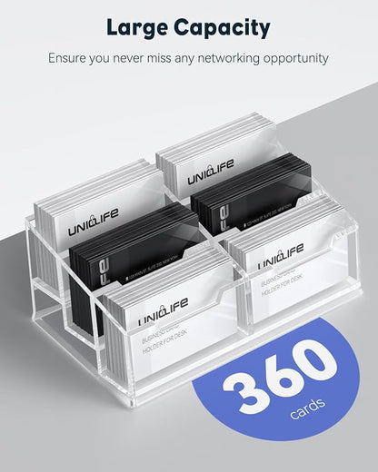 Uniclife Acrylic Business Card Holder - Image 4