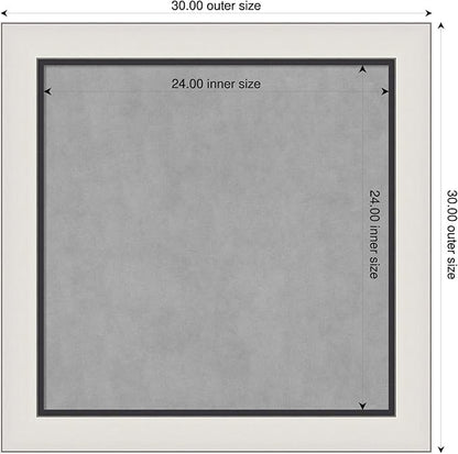 Amanti Art Silver Framed Magnetic Board 30x30 Medium Vision Board - Image 2