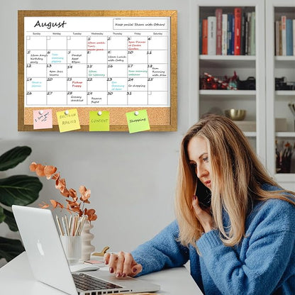 Calendar Whiteboard for Wall, 18x24 Inches White Board Calendar Dry Erase - Image 7