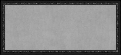 Amanti Art Black Framed Magnetic Board 24x52 Oversize Vision Board by AmantiArt