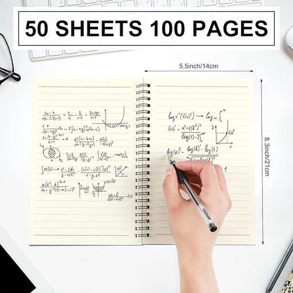 Yahenda 72 Pcs Spiral Notebook Bulk A5 Journal Lined 8.3'' x 5.5'' Writing - Image 4