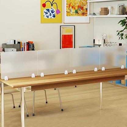 tonchean 4PCS Desk Dividers Office Partitions, Privacy Desk Panel Protective - Image 7