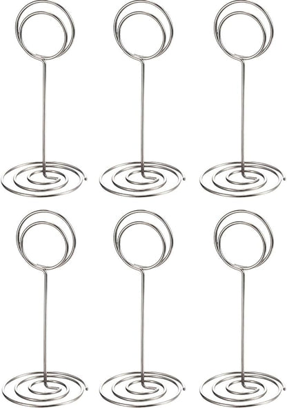TecUnite 24 Pieces 3.35 Inch Table Number Holder Place Card Photo Holder - Image 5