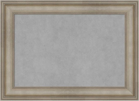 Amanti Art Silver Framed Magnetic Board 21x29 Medium Vision Board by AmantiArt