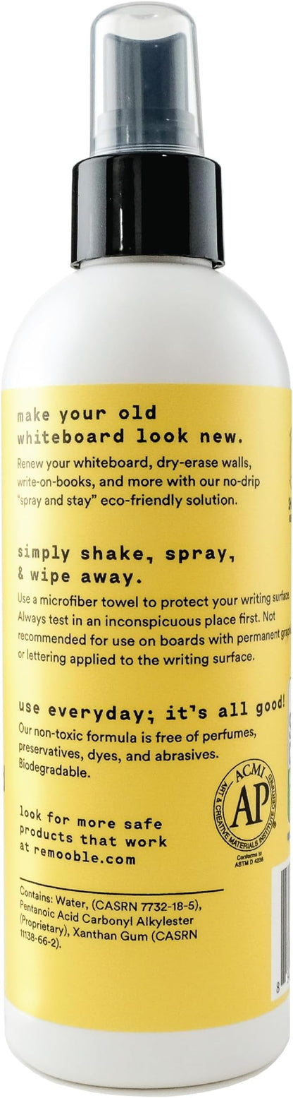 Remooble Dry Erase Whiteboard Cleaner Spray - Image 2