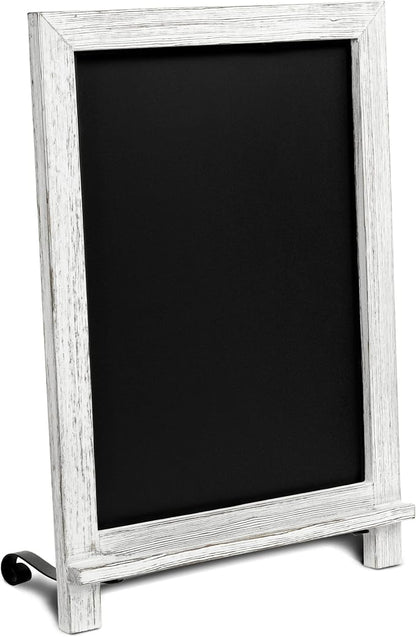 Rustic Whitewash Tabletop Chalkboard Sign/Hanging Magnetic Wall by HBCYCreations