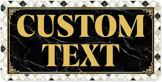 Custom Sign, Custom Street Sign, 11 Font Colors, 13 Font Styles, 4 Hole Options by MySignCenter