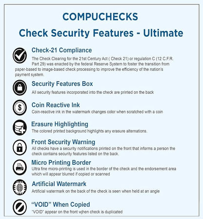 Compuchecks Check on Top Blank Check Paper - Image 5