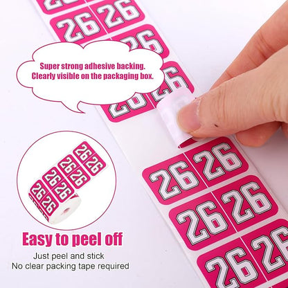 1000pcs 2026 Year Stickers, 3/4x1-1/2 Inch 26 Year Colored Self-Adhesive - Image 5