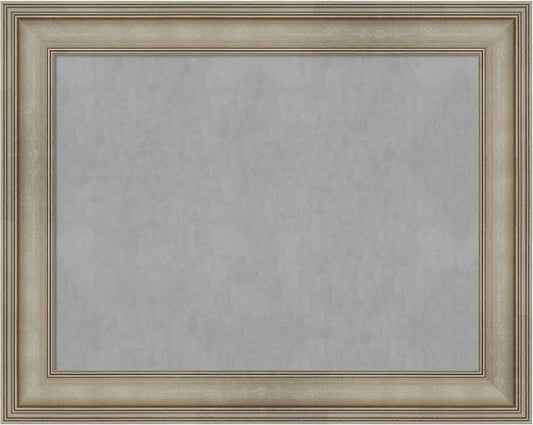 Amanti Art Silver Framed Magnetic Board 23x29 Medium Vision Board by AmantiArt