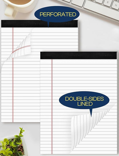 Legal Pads 8.5 x 11 White Note Pads 8.5 x 11 In 2 Pack Notepads 8.5 x 11 - Image 5