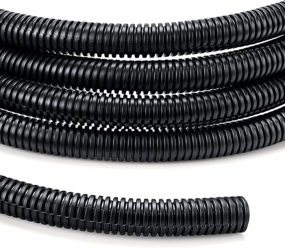 YCLYC 1/4 inch 10ft Wire Loom, Outdoor Cord Protector, Flexible Wire Conduit by YCLYC
