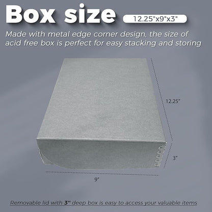 Lineco, 9x12 Clamshell Archival Folio Storage Box, Acid-Free - Image 3