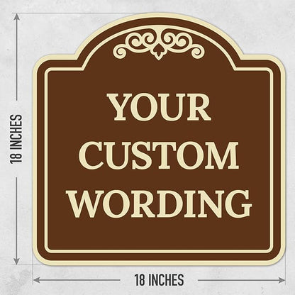Custom Decorative Sign, Personalized Metal Sign - Image 3