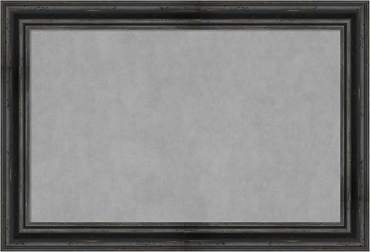 Amanti Art Black Framed Magnetic Board 25x37 Large Vision Board by AmantiArt