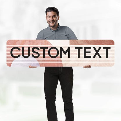 Custom Sign, Custom Street Sign, 11 Font Colors, 13 Font Styles, 4 Hole Options - Image 2
